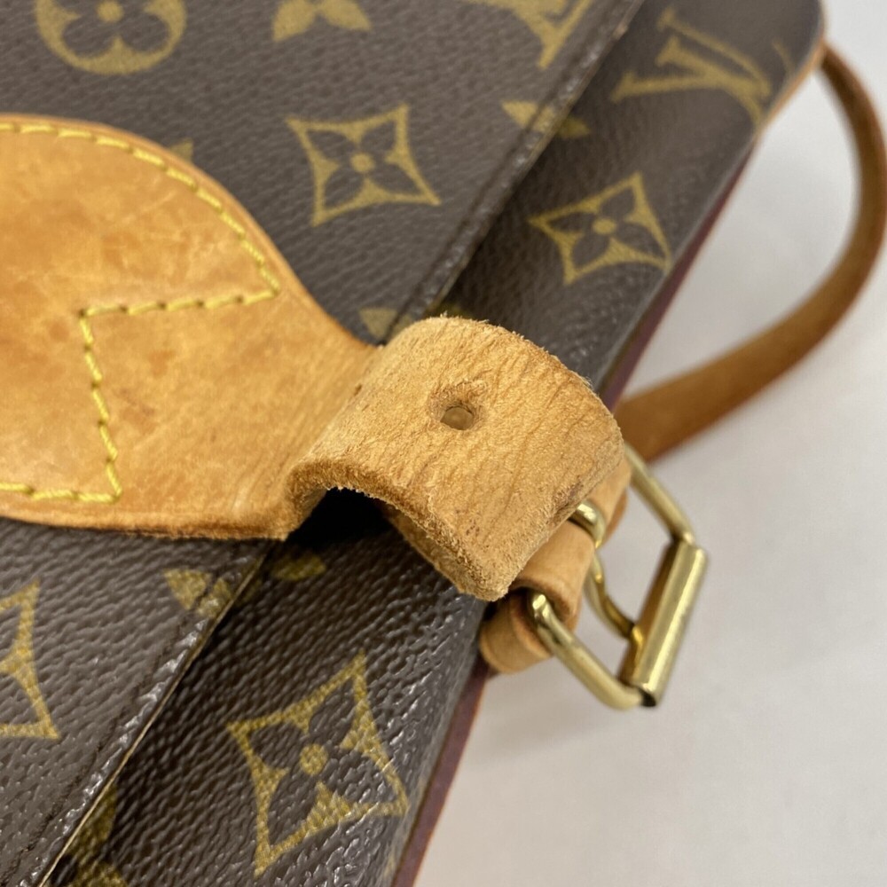 Louis Vuitton Monogram Cartouchiere GM Shoulder Bag M51252 Brown Women's - Picture 9 of 11